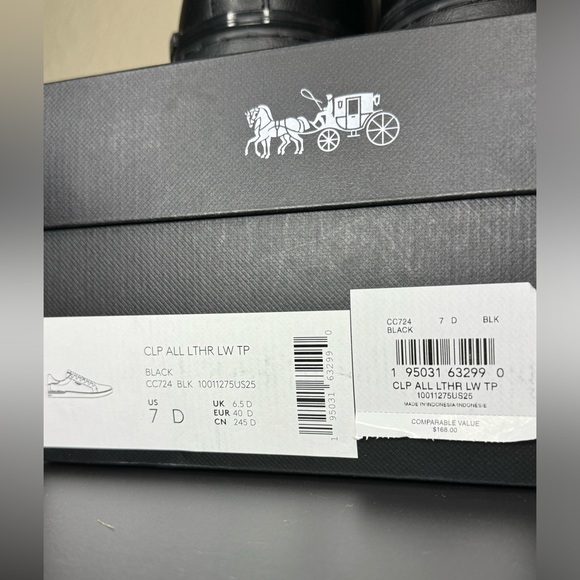 Coach Men's Black Sneakers - Picture 5 of 5